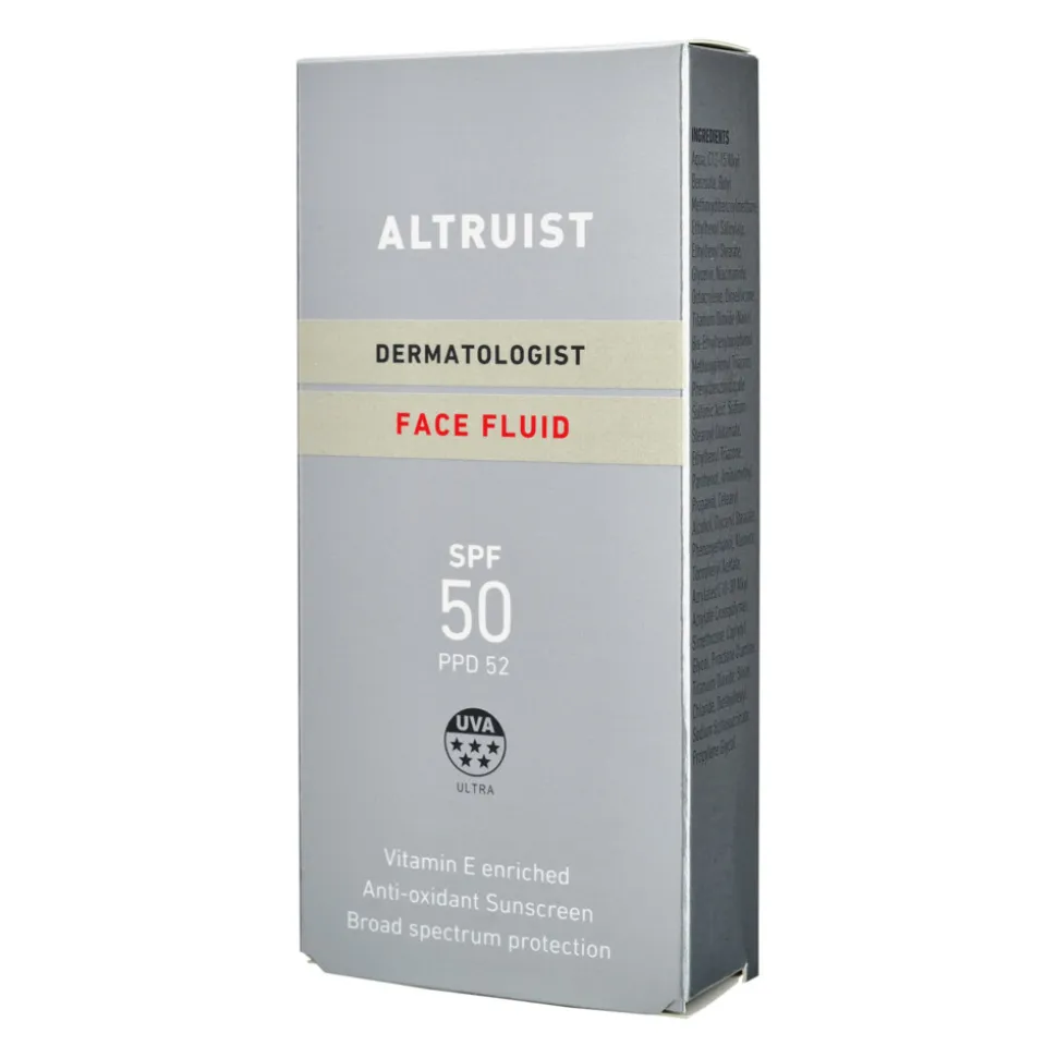 Altruist Zonnebrand Creme Face Fluid SPF 50 50 ml