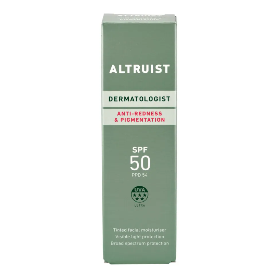 Altruist Zonnebrand Crème Anti-Roodheid en Pigment SPF 50 30 ml