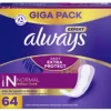 Always Extra Protect Inlegkruisjes Normal 64 stuks