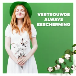 Always Maandverband Bio Cotton Long 54 stuks