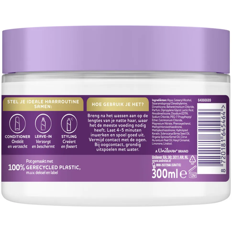 Andrélon Crème Haarmasker Intense Repair 300 ml