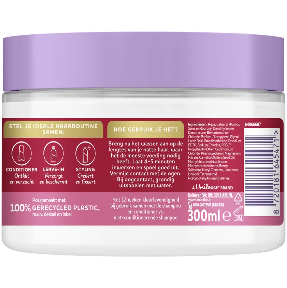 Andrélon Crème Haarmasker Levendige Kleur 300 ml