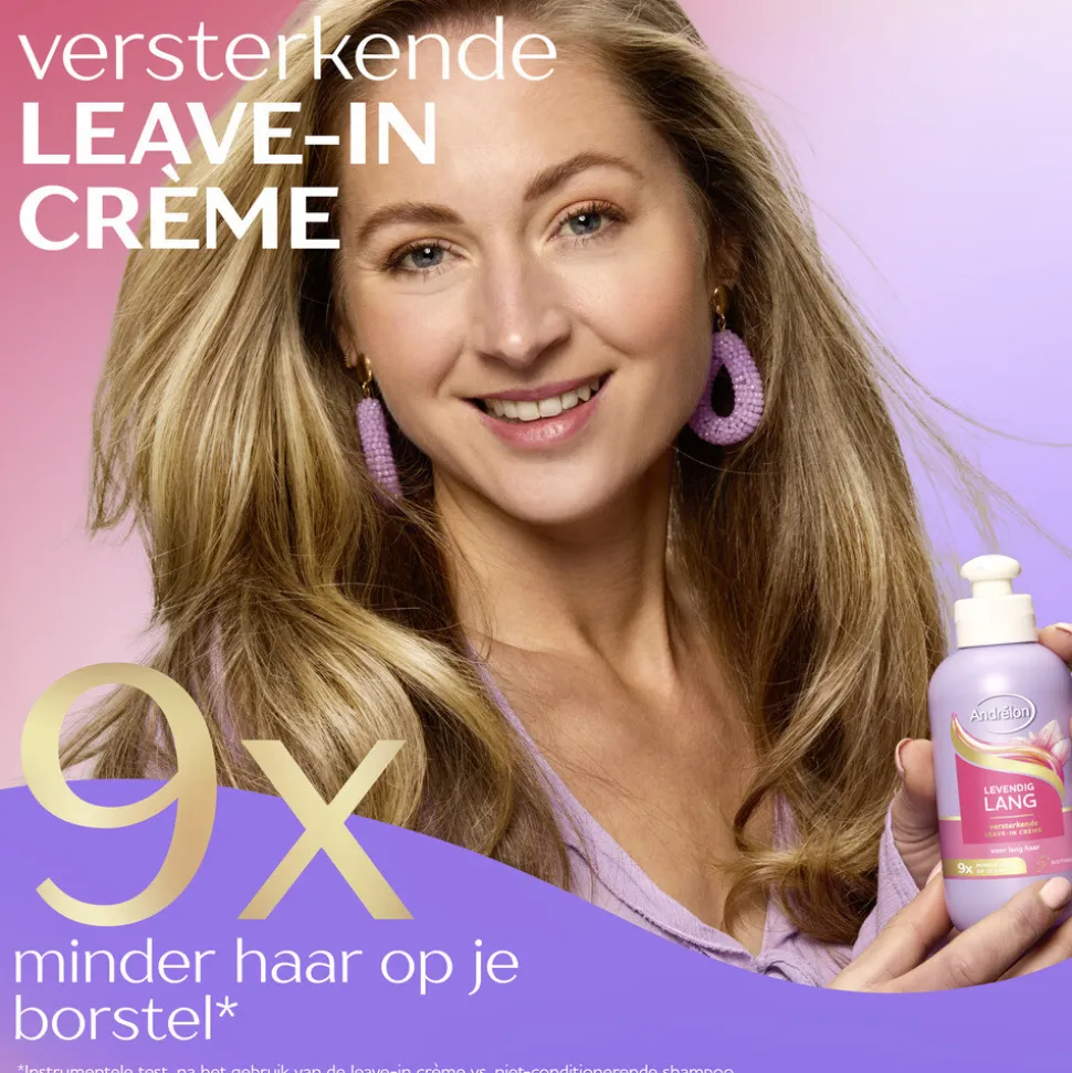 Andrélon Leave-In Creme Levendig Lang 200 ml