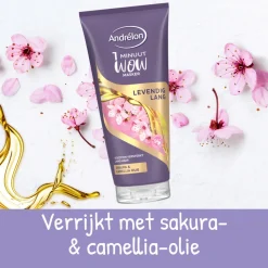 Andrélon WOW Masker Levendig Lang 180 ml