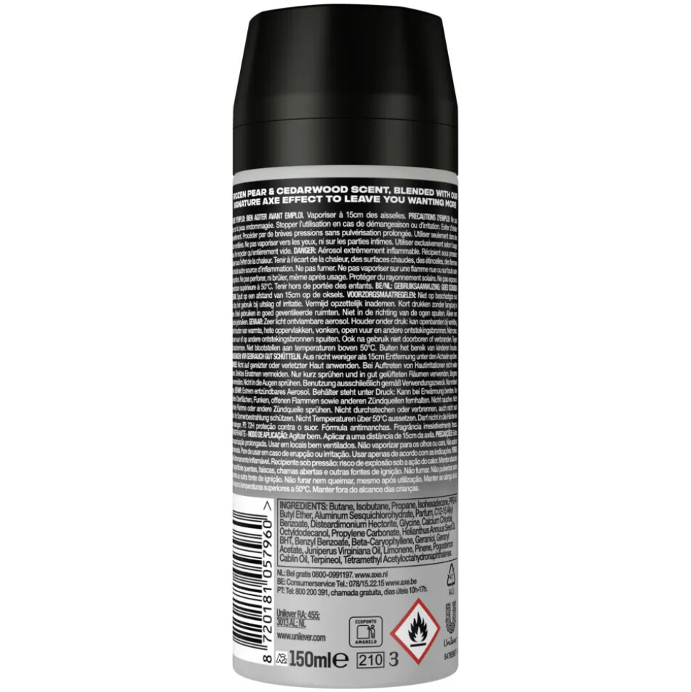 Axe Anti-Transpirant Spray Black 150 ml
