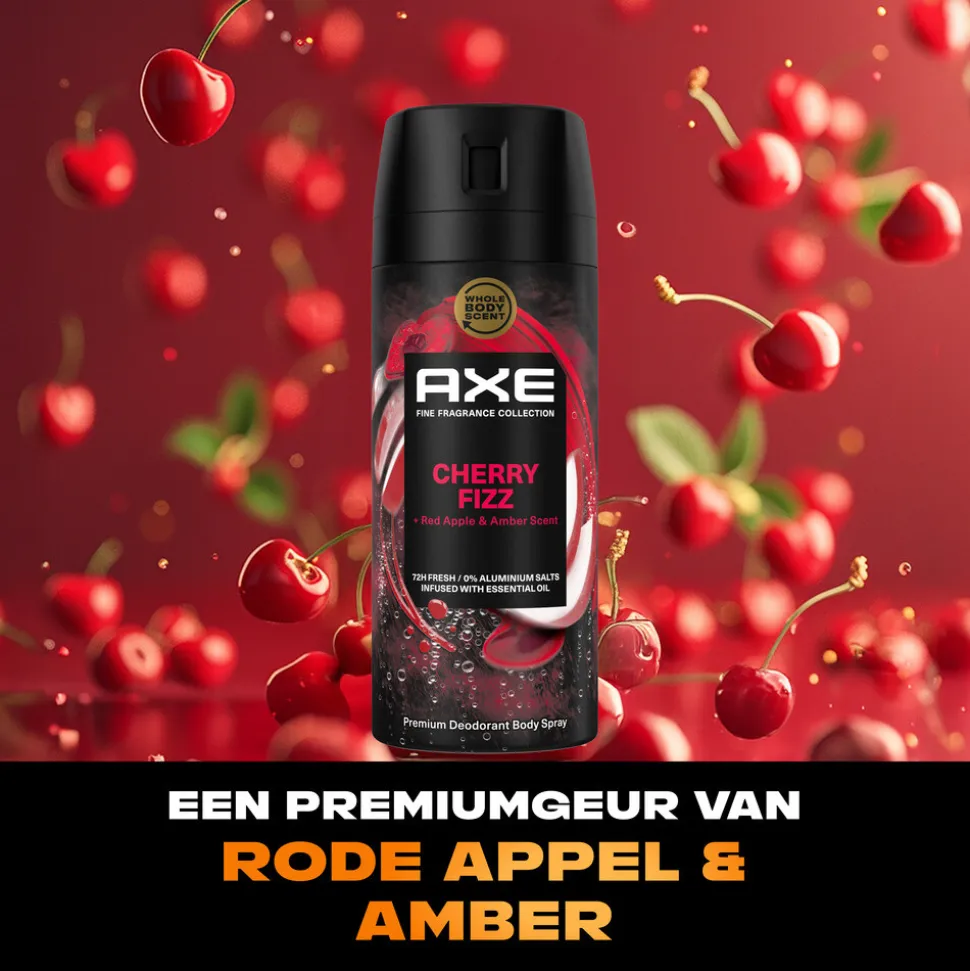 Axe Deodorant Bodyspray Cherry Fizz 150 ml