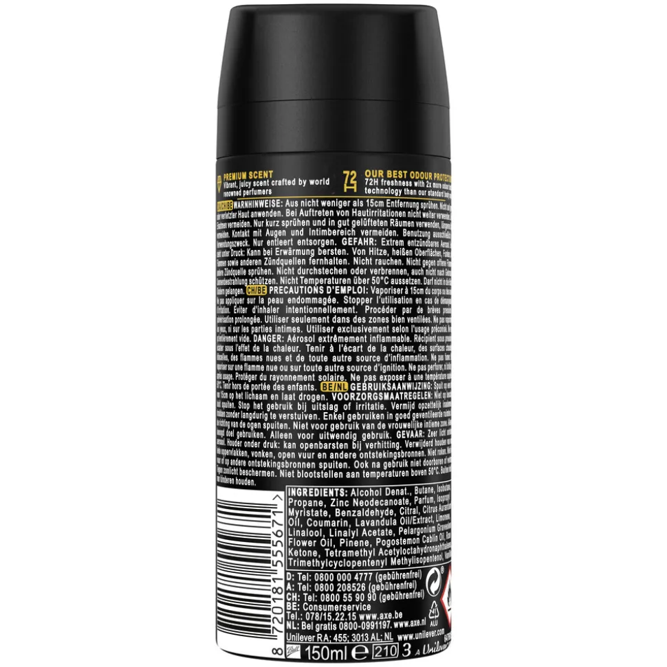 Axe Deodorant Bodyspray Peach Infusion 150 ml