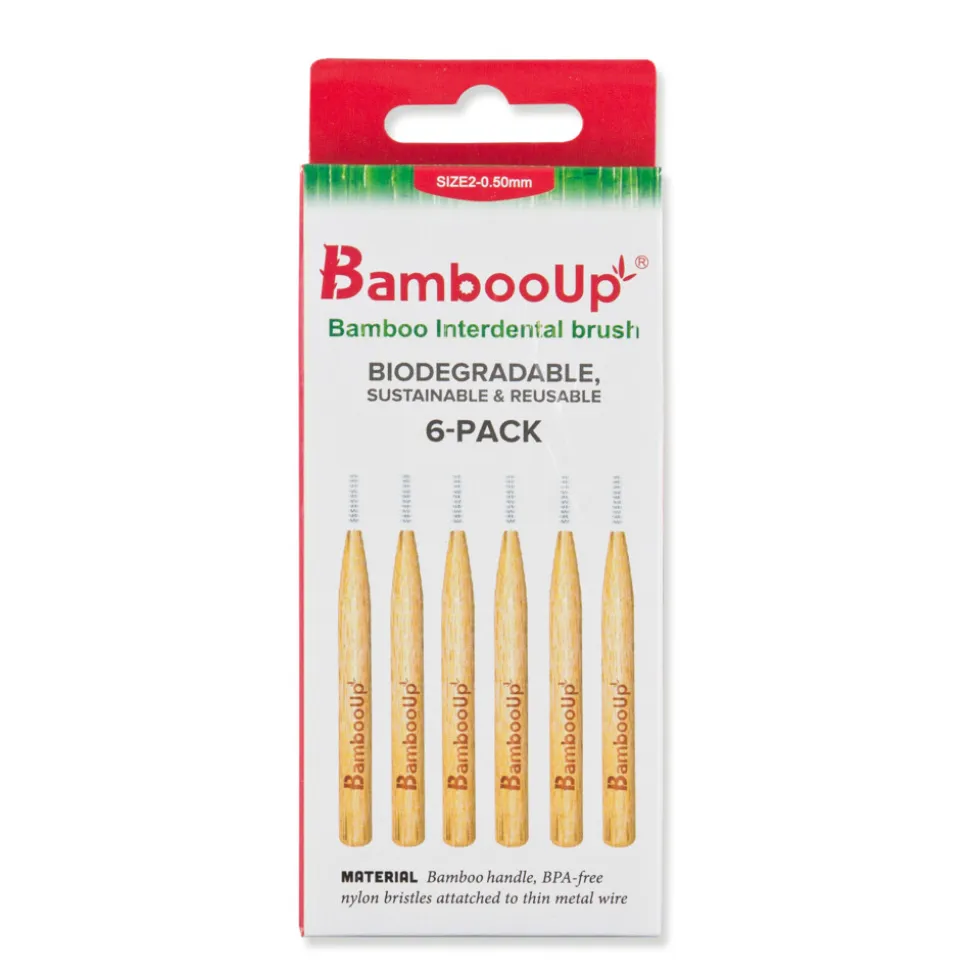 BambooUp Bamboo Interdentale Borstels 0,50mm 6 stuks