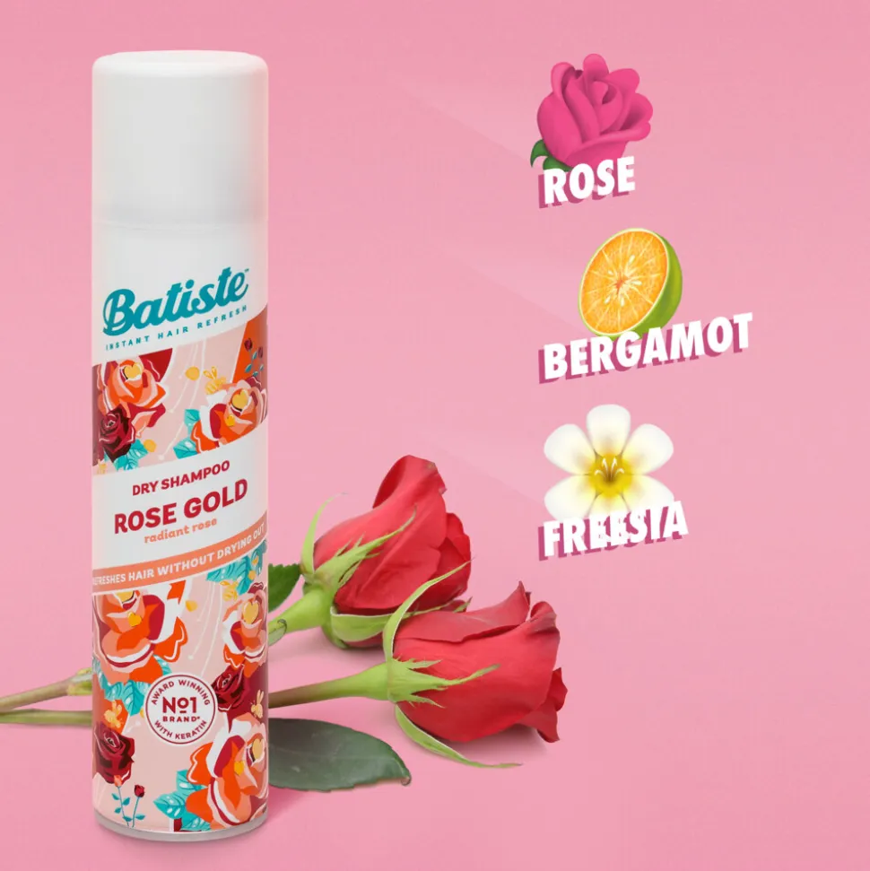 Batiste Droogshampoo Rose Gold 200 ml
