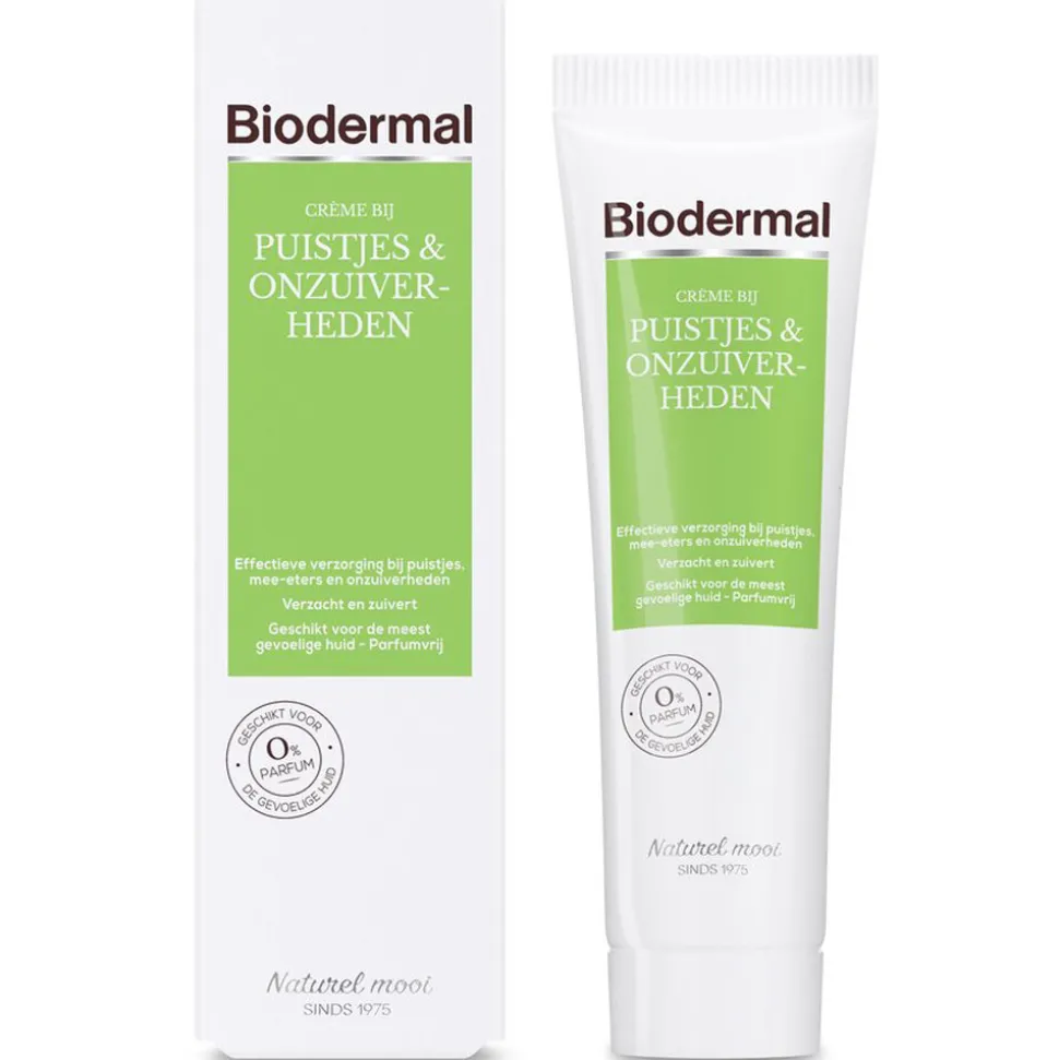 Biodermal Crème bij Puistjes & Onzuiverheden 30 ml