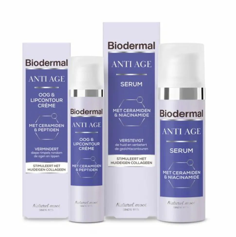 Biodermal Oog & Lip Contour crème Anti Age 15 ml