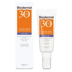 Biodermal Zonnecrème Gezicht Anti Age SPF 30 40 ml