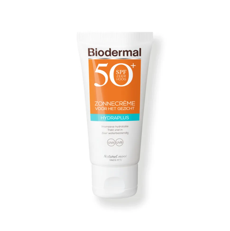 Biodermal Zonnecrème Gezicht Hydraplus SPF 50+ 50 ml