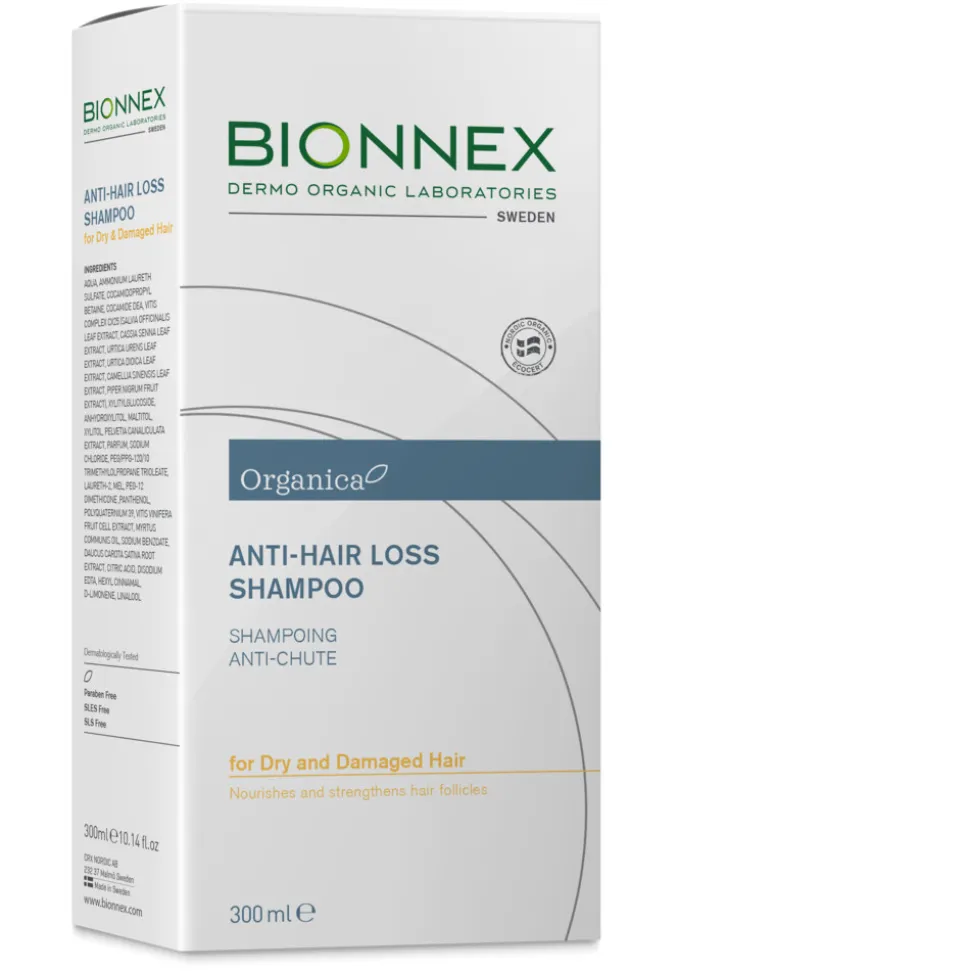 Bionnex Organica Anti-Haaruitval Shampoo Droog en Beschadigd Haar 300 ml