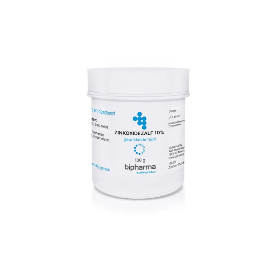 Bipharma Zinkoxidezalf 10% 100 gr