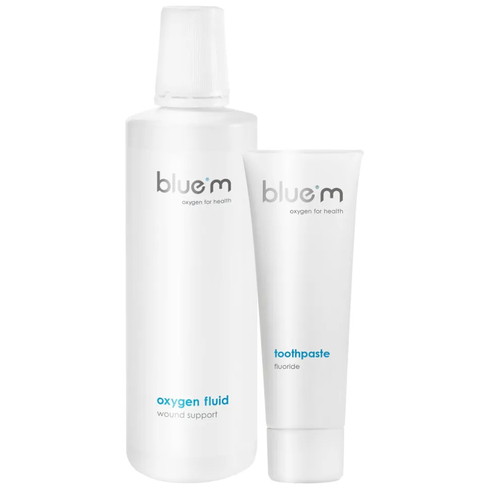 Bluem Oxygen Fluid en Fluoride Tandpasta Pakket