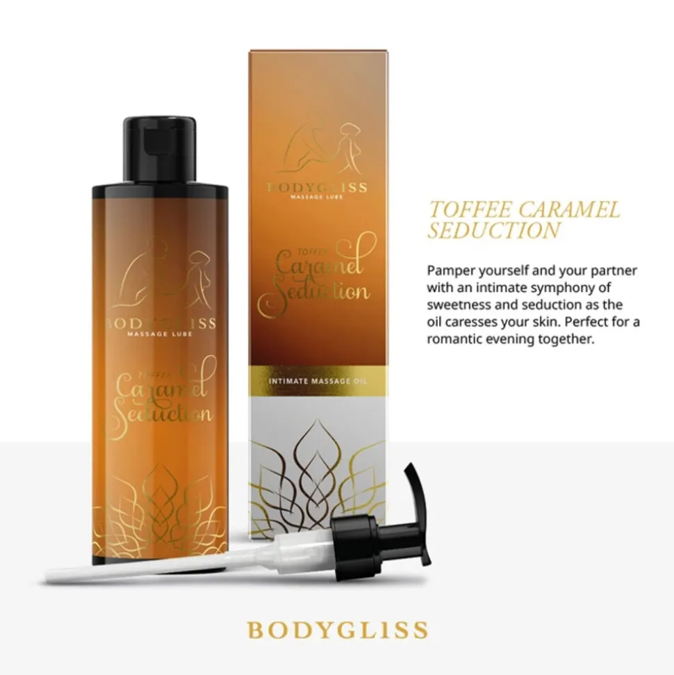 Bodygliss Massageolie Toffee Karamel 150 ml