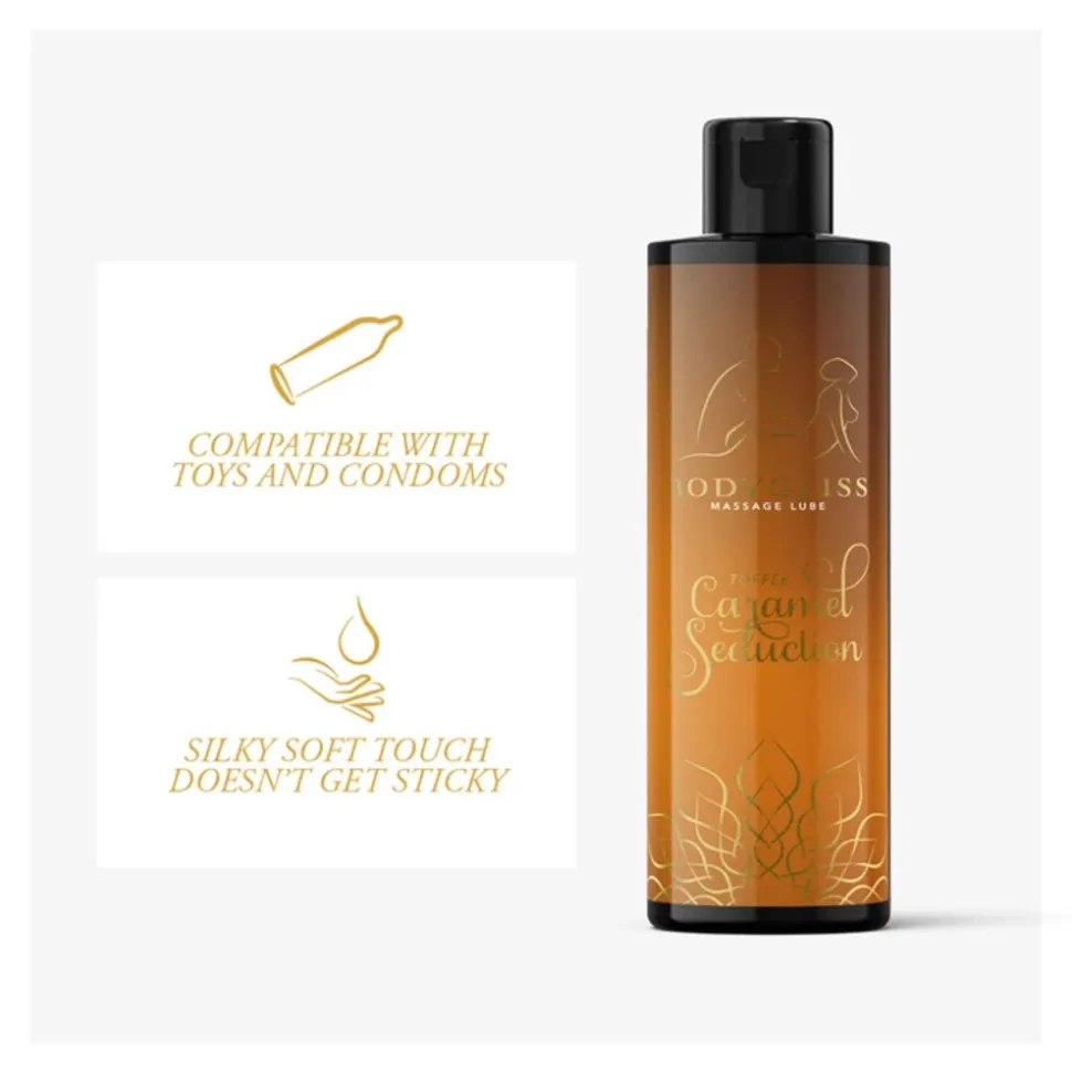 Bodygliss Massageolie Toffee Karamel 150 ml
