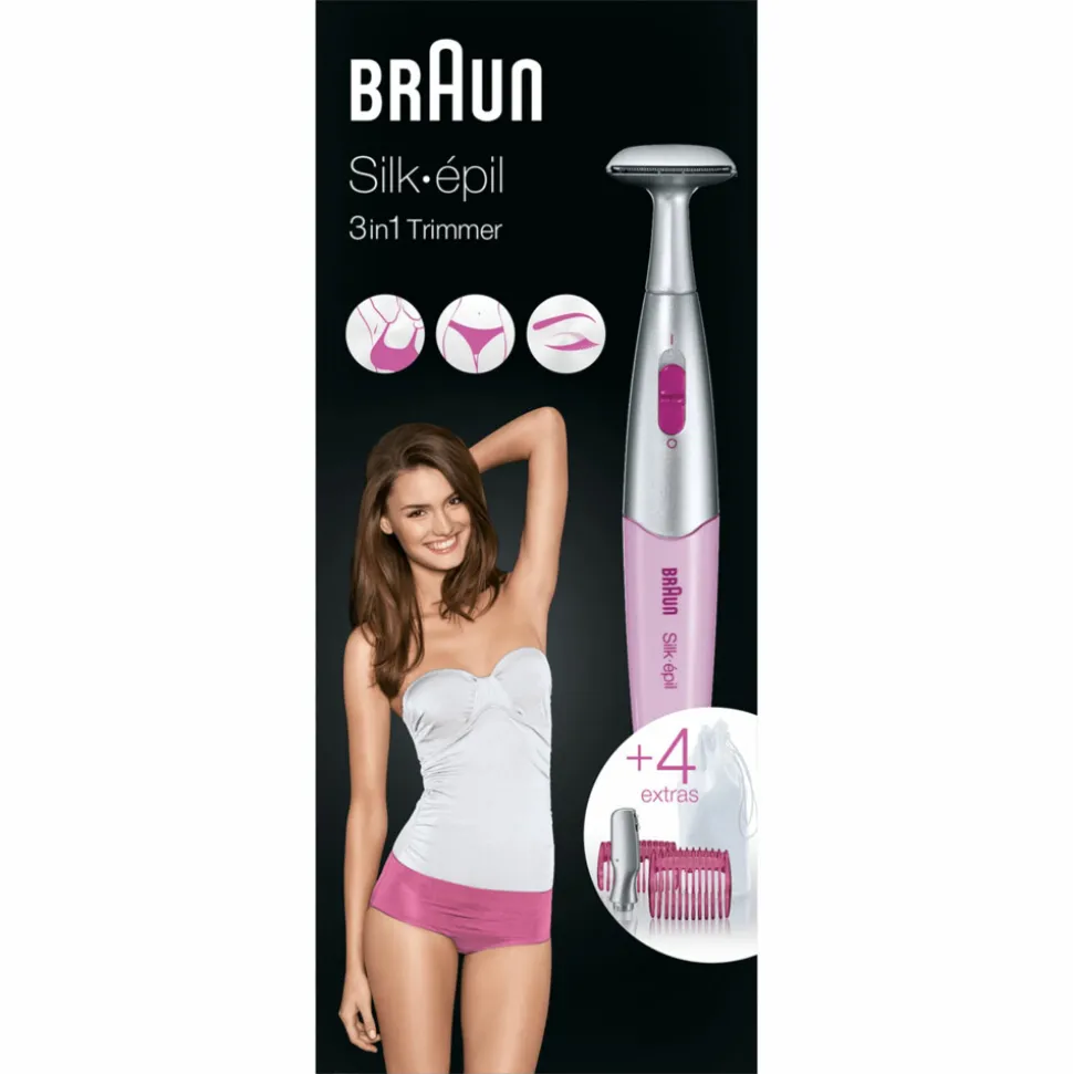 Braun Bikinitrimmer Silk-épil FG1100 Roze