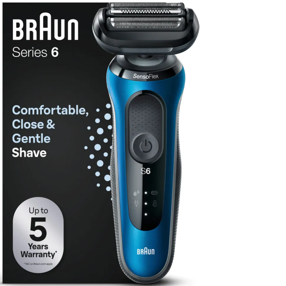 Braun Elektrisch Scheerapparaat Series 6 61-B1000s Blauw