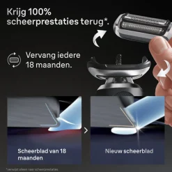 Braun Elektrisch Scheerapparaat Vervangingskop Series 7 74S