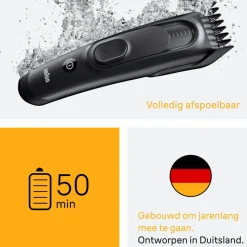Braun Haartrimmer Series 5 HC5530 Zwart