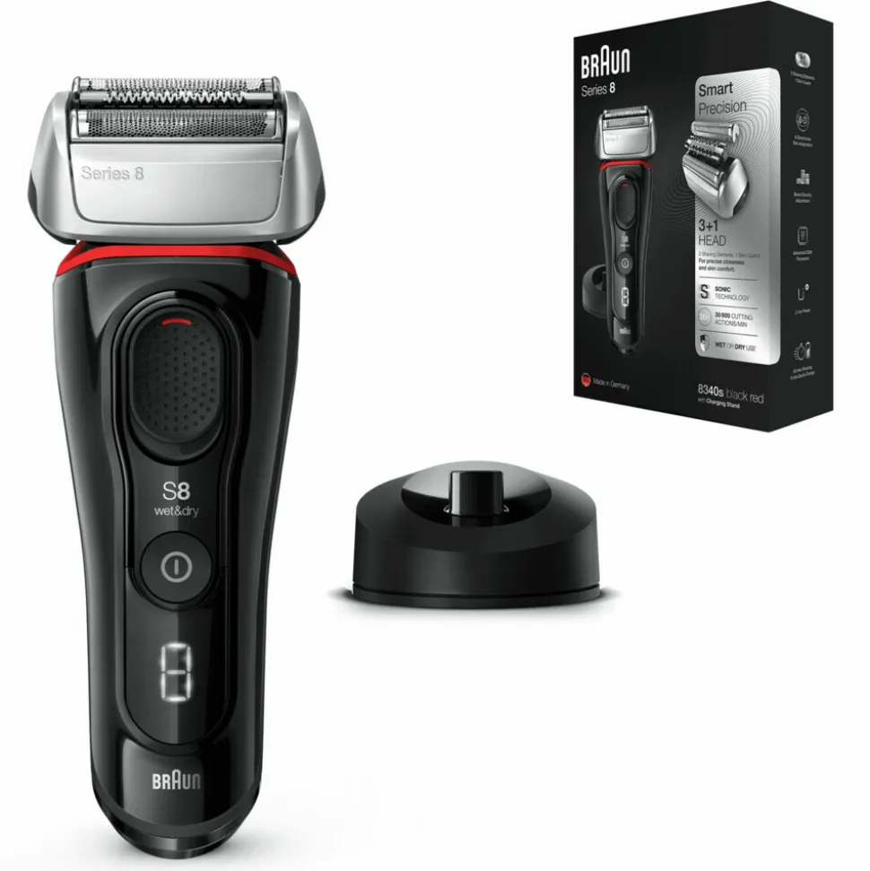 Braun Scheerapparaat Series 8 8340s Zwart