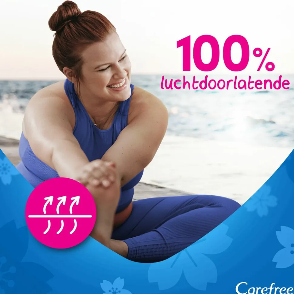 Carefree Cotton Feel Flexiform Small / Medium 56 stuks