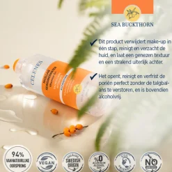 Celenes Duindoorn Micellair Reinigingswater Vettige / Combinatie Huid 250 ml