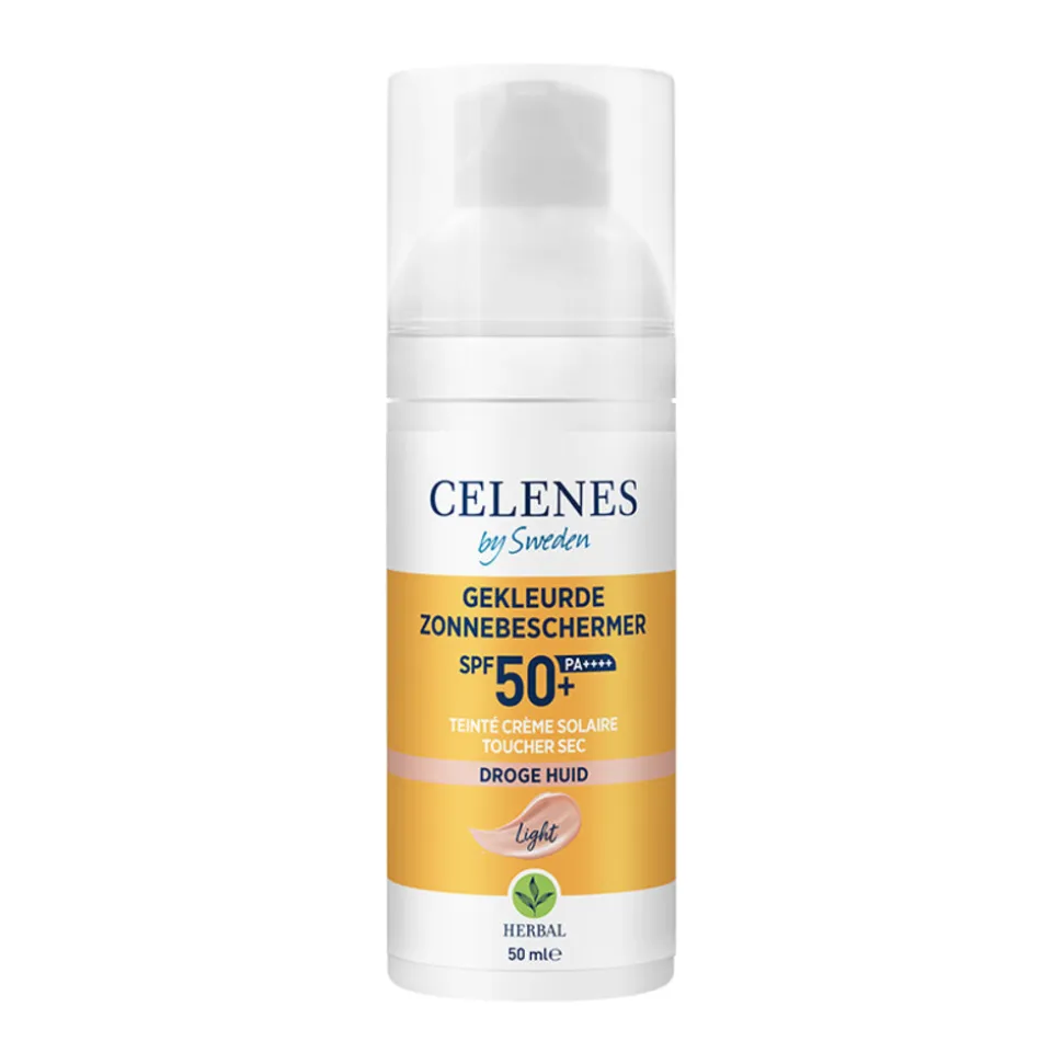 Celenes Herbal Dry Touch Zonnefluïde Getint SPF 50 50 ml