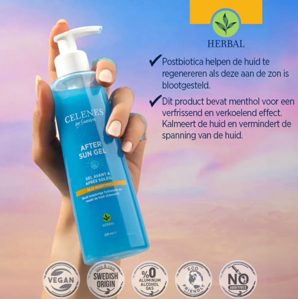 Celenes Herbal Pre-After Sun Gel 200 ml