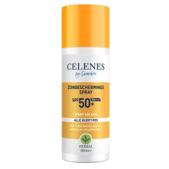 Celenes Herbal Zonnebrand Spray SPF 50+ Alle Huidtypes 150 ml