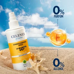 Celenes Herbal Zonnebrand Spray SPF 50+ Alle Huidtypes 150 ml