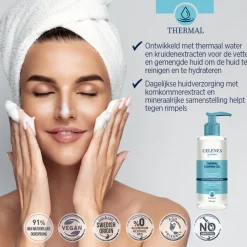Celenes Thermal Reinigende Foam Gel Vettige / Combinatie Huid 250 ml