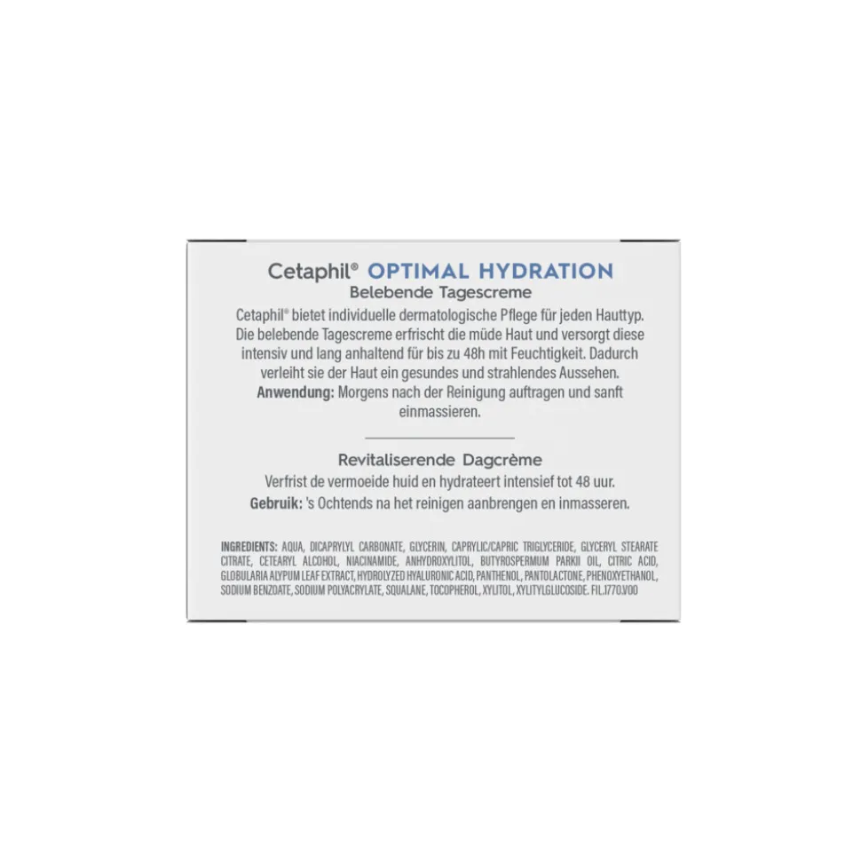 Cetaphil Optimal Hydration Healthy Glow Dagcrème 48 gr