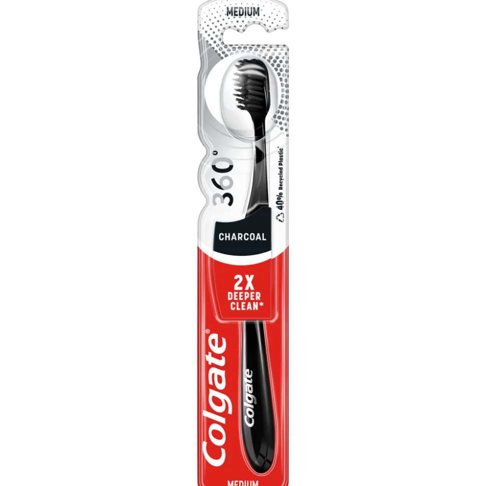Colgate Tandenborstel 360 Black Medium