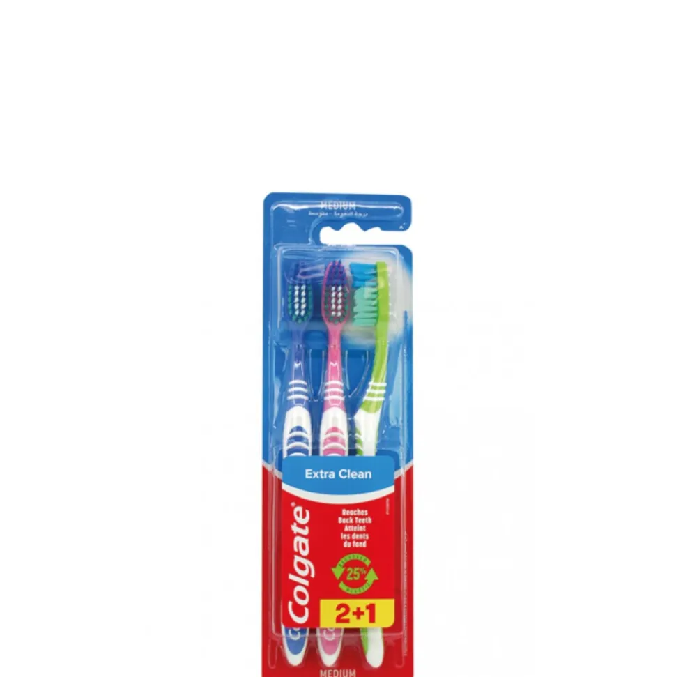 Colgate Tandenborstel Extra Clean Medium 3 stuks