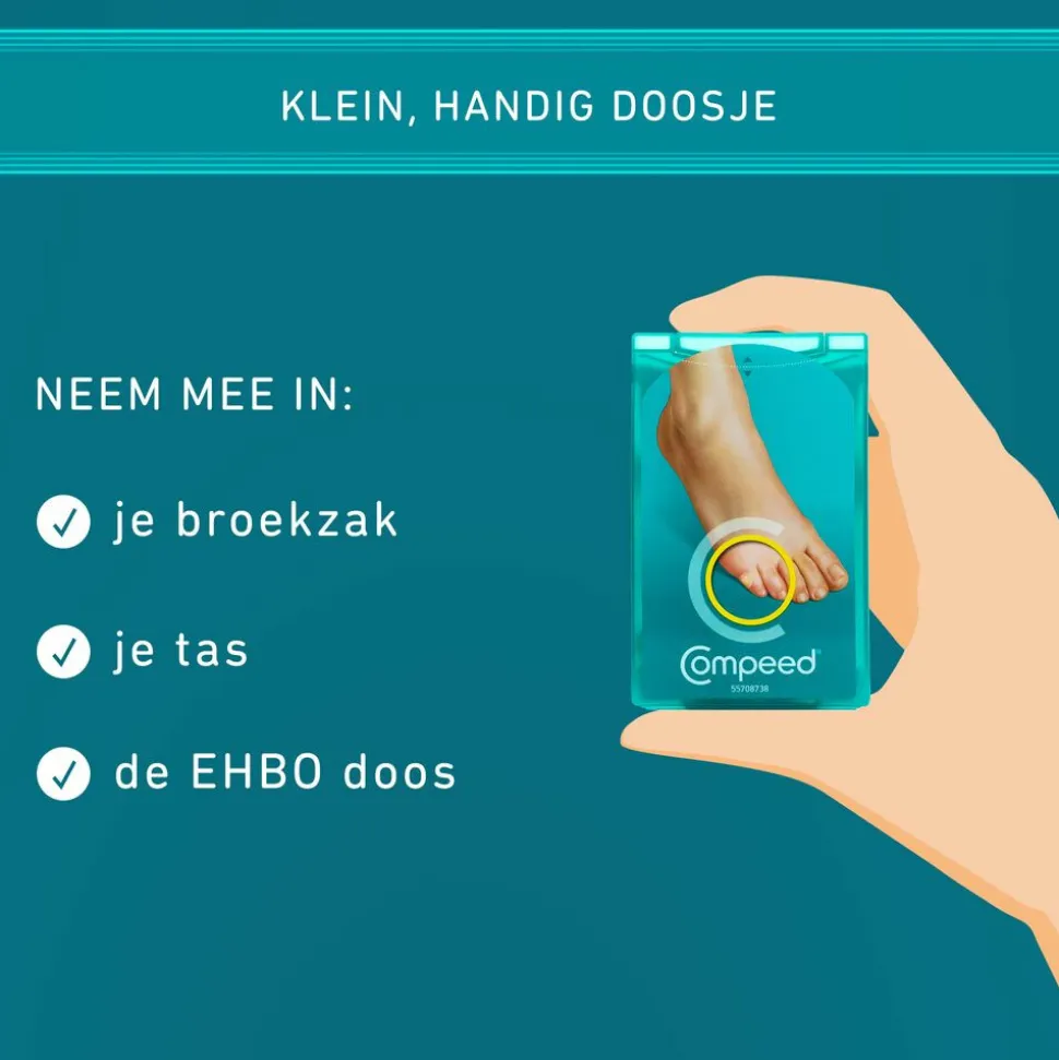 Compeed Likdoornpleister Medium 10 stuks