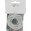 Damselle Elastiek Wit Lang 12 stuks