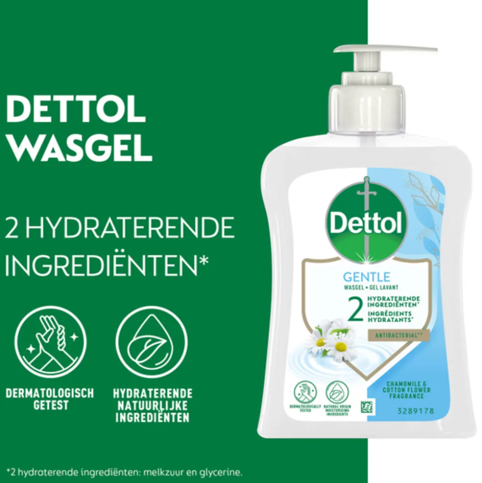 Dettol Handzeep Extra Care Kamille 250 ml