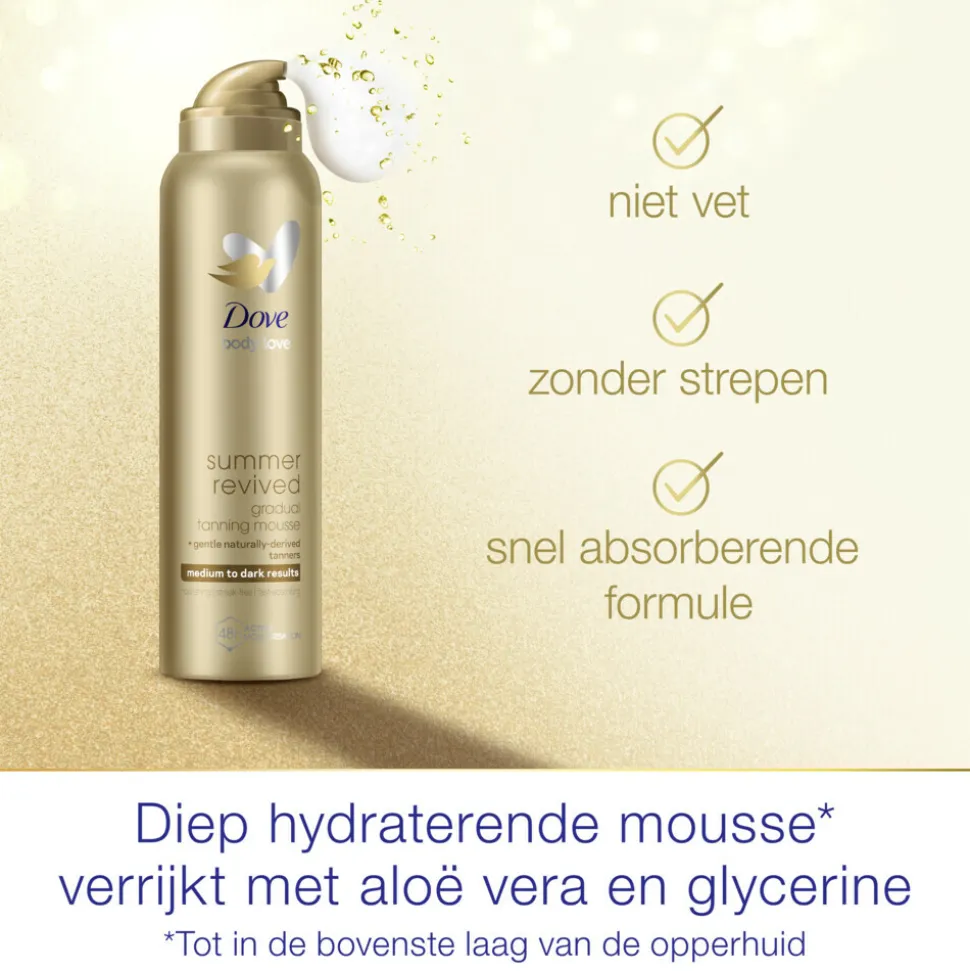 Dove Bodymousse DermaSpa Medium-Dark 150 ml
