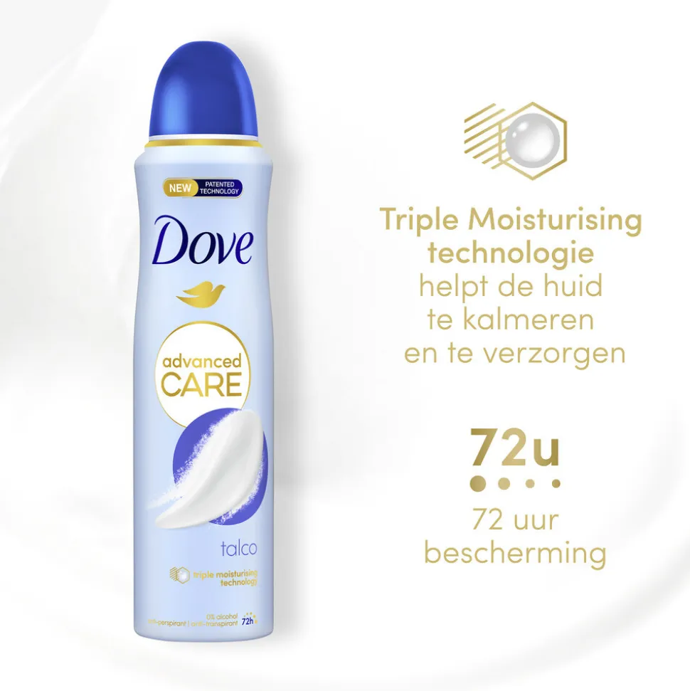 Dove Deodorant Spray Advanced Care Talco 150 ml