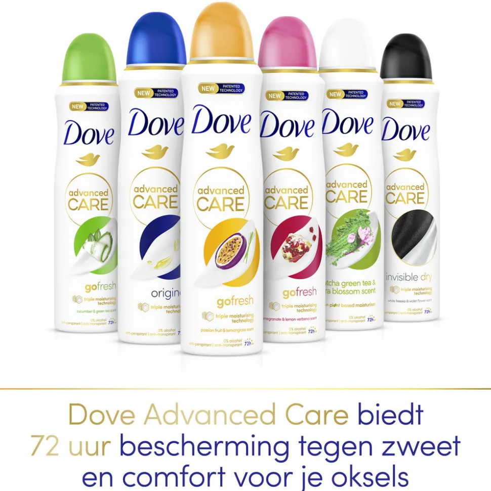 Dove Deodorant Spray Advanced Care Passievrucht & Citroengras 150 ml