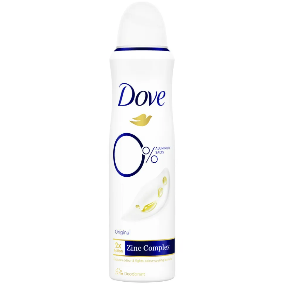 Dove Deodorant Spray 0% Original 150 ml