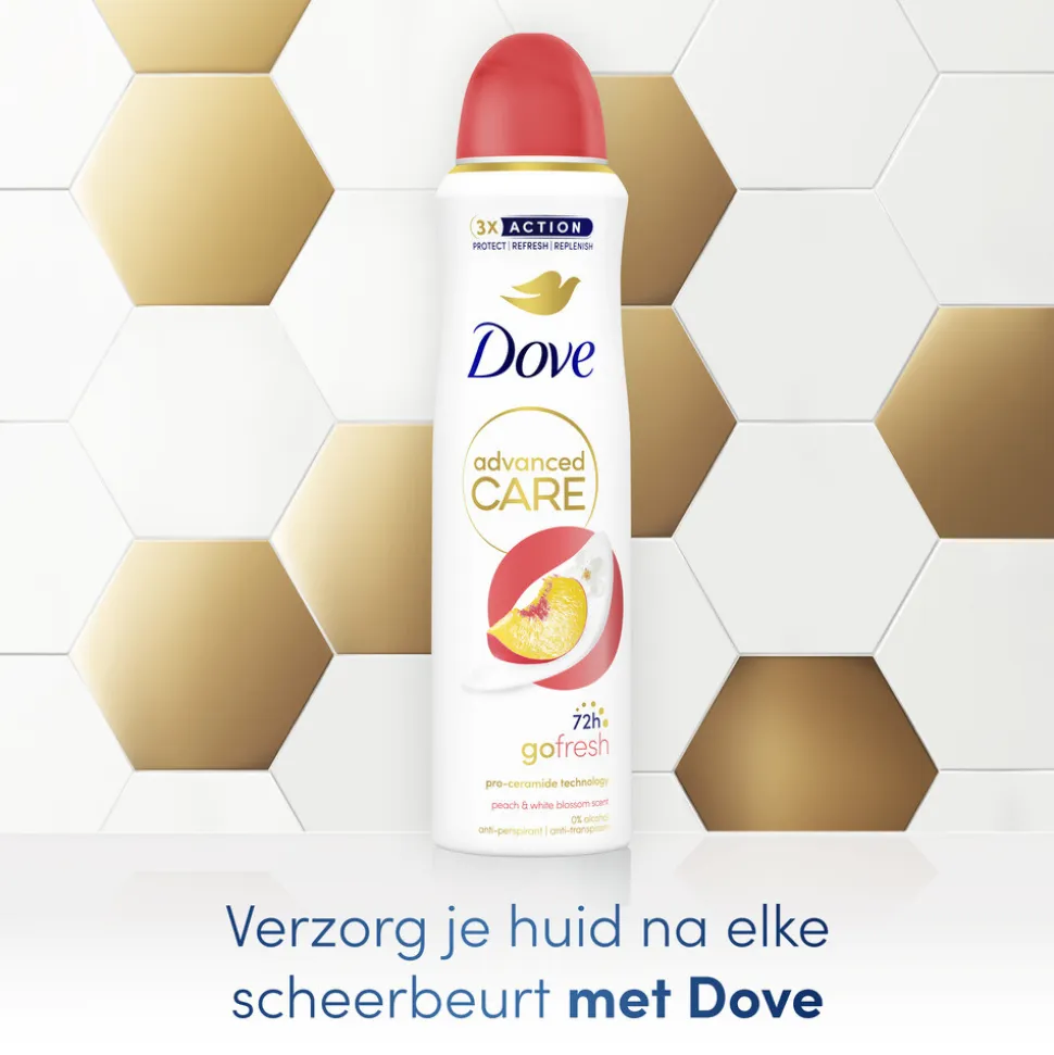 Dove Deodorant Spray Perzik 150 ml