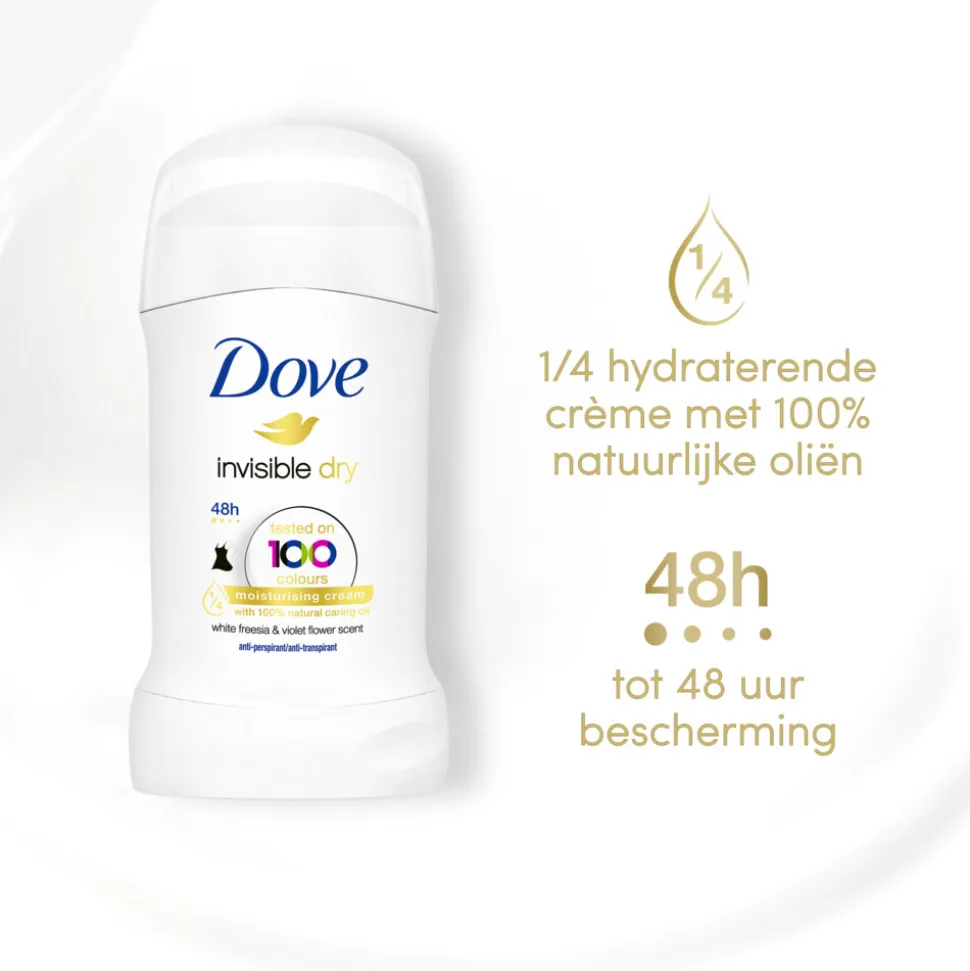 Dove Deodorant Stick Invisible Dry 40 ml