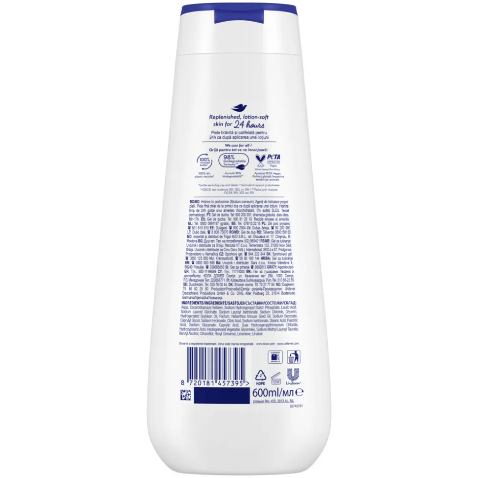 Dove Douchecrème Deeply Nourishing 600 ml