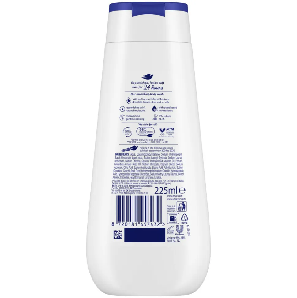 Dove Douchecrème Deeply Nourishing 225 ml