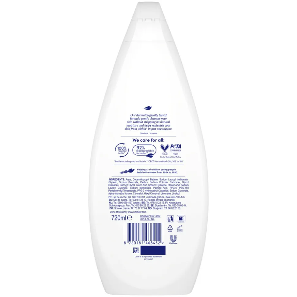 Dove Douchecrème Silky Velvet 720 ml