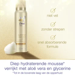 Dove Zelfbruinende Bodymousse Summer Revived Light-Medium 150 ml